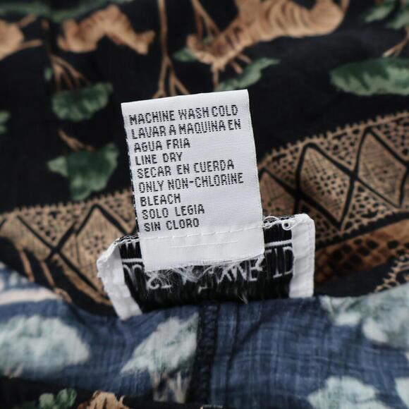 VTG 90s Zebra Safari Tank Midi Dress Sz 12 Petite Just‎ in Thyme Tribal Africa - Picture 4 of 7